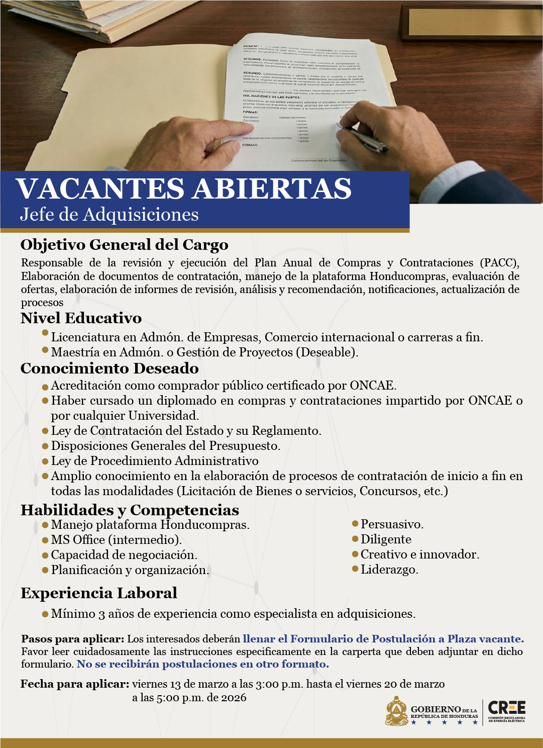 Contrataciones y Adquisiciones